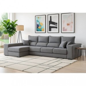 Sofá 3L + Chaise Long Reversível Évora (320x160cm)