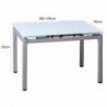 Mesa Extensível p/ Cozinha Modelo 70 - Branca