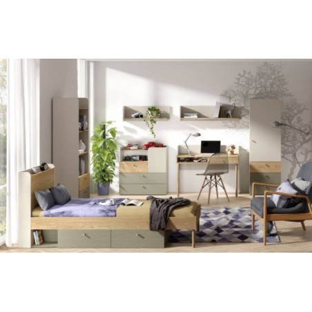 Quarto Completo Yuki + Colchão Doctor Back Ortopédico (200x90cm) 1