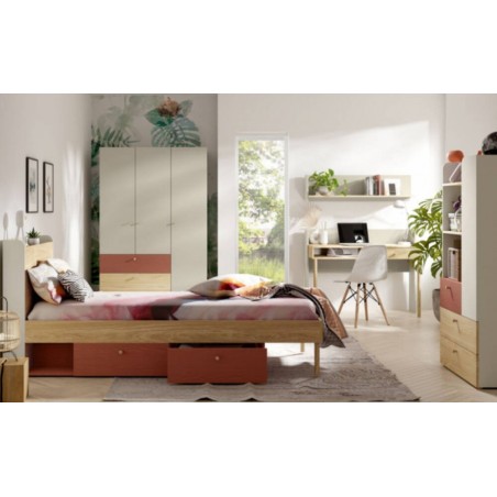 Quarto Completo Yuki + Colchão Doctor Back Ortopédico (200x90cm) 2