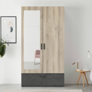 Roupeiro 2 Portas de Bater + 1 Gaveta Ready 2