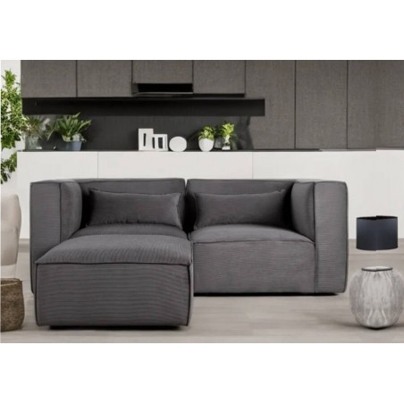 Sofá Modular 1L + Chaise Long Reversível Luxury 01 (190x160cm)