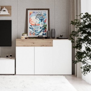 Aparador 3 Portas + 2 Gavetas Rebeca