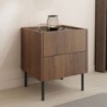 Mesa de Cabeceira 2 Gavetas Tewos