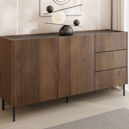 Aparador 2 Portas + 3 Gavetas Tewos