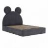 Cama Estofada Juvenil Mickey Luxury + Colchão Opc.