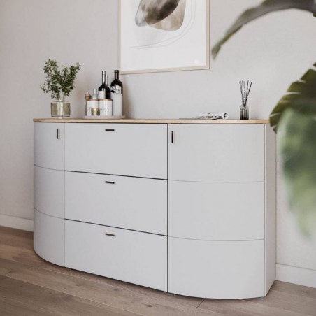 Aparador 2 Portas + 3 Gavetas Sambuca