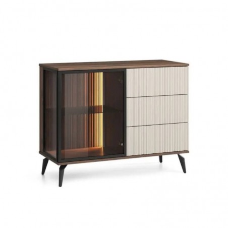 Cómoda 1 Porta + 3 Gavetas Vici