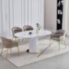 Mesa de Jantar Extensível  Aura (124-164x100cm)