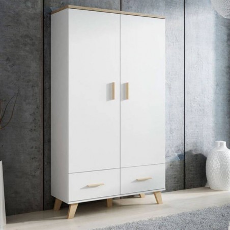 Roupeiro 2 Portas + 2 Gavetas Sanna