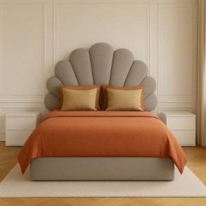 Cama Estofada de Casal Algarve + Colchão Opc.