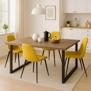 Mesa de Jantar Fixa Taylor (140x90x75cm)