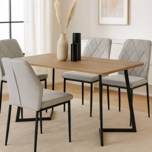 Mesa de Jantar Fixa Ambler (140x90x75cm)