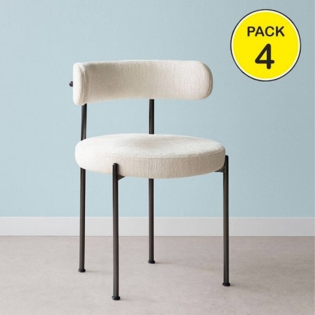 Pack de 4 Cadeiras Tucker