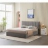 Cama Verona c/ Baú, Estrado e Sistema Incl + Colchão Opc.