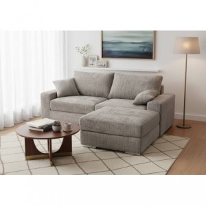 Sofá 1L +  Chaise Long Reversível Dionísio (215x100cm)