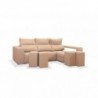 Sofá 2L + Chaise Long c/ Cama Ares (265x160cm)
