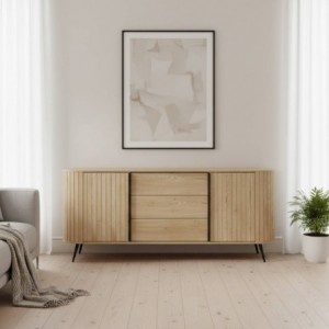 Aparador 2 Portas + 3 Gavetas Lovi