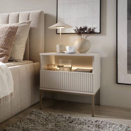 Mesa de Cabeceira Sento (c/ Luz LED)