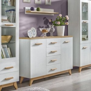 Aparador 2 Portas + 4 Gavetas Sven