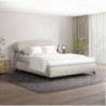 Cama Estofada Diana c/  Pés + Colchão Opc.
