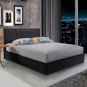 Cama Estofada Romana + Colchão Opc.