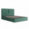 Pack Cama de Casal Estofada Madalena + Estrado, Sistema Elevatório. + Colchão Opc.