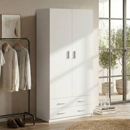 Roupeiro 2 Portas + 2 Gavetas Mupo