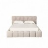 Cama Estofada Niki c/ Estrado e Sistema Elevatório Inc. + Colchão Opc.