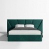 Cama Estofada Alexandra (Cabeceira Longa) + Colchão Opc.