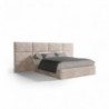 Cama Estofada Adelaide (Cabeceira Longa) + Colchão Opc.