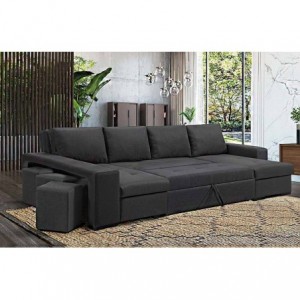 Sofá 2L + Dupla Chaise c/ Cama Austin (310x140cm )