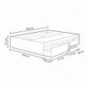 Cama Kendra c/ 4 Gavetas