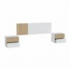 Pack Cama Ethna c/ Cabeceira + 2 Mesas de Cabeceira (190x160cm)