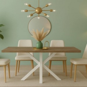 Mesa de Jantar Fixa Stacy (140x80x75cm)