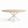 Mesa de Jantar Fixa Oval Stacy (140x80x75cm)