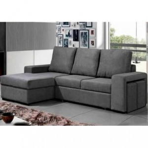 Sofá 2L + Chaise Long Reversível Capri (205x150cm)
