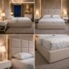 Cama Estofada de Casal Adriana + Colchão Opc.