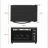 Mini Forno Grunkel HR-48SILVERRUSTI 48L