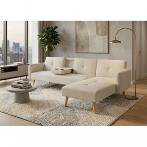 Sofá 3L + Chaise Long c/ Cama Mod. SL1119 (275x162cm)