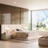 Cama Estofada Rainha Vitória XL (Cabeceira Longa) + Colchão Opc.