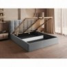 Cama de Casal Estofada Samba + Colchão Opc