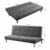 Sofá Cama Click-Clack Beisbol (188x89,5cm)