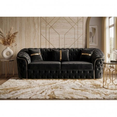 Sofá 3 Lugares (2 Assentos) c/ Cama Khalifa (255x90cm)