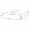 Pack Cama Ethna c/ Cabeceira + 2 Mesas de Cabeceira (190x160cm)