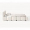 Cama Estofada Kali c/ Estrado, Sistema Elevatório Inc + Colchão Opc.