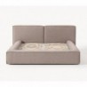 Cama Estofada Bloom c/ Estrado, Sistema Elevatório Inc + Colchão Opc.