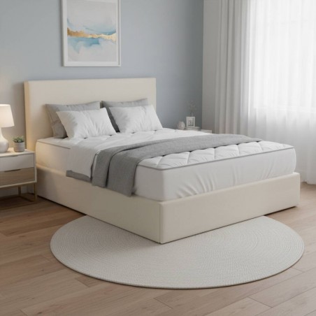 Cama Estofada Barcelona c/ Estrado e Sistema Elevatório Incluido.