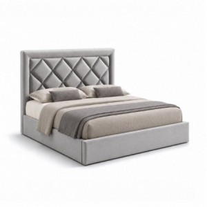 Cama de Casal Estofada Luxuria + Colchão Opc.