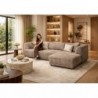 Sofá 2L + Chaise Long Monza (277x102cm)